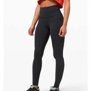 Lululemon Wunder Train High Rise Tight Leggings Black Tufts University Jumbos 8 - Bild 1 von 10