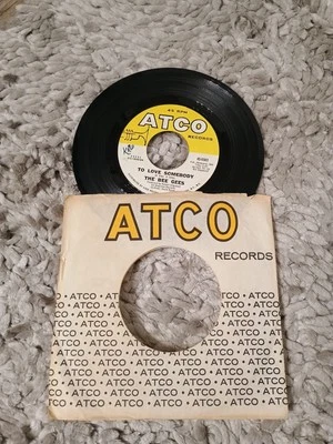 The Bee Gees 7” Lot 2 Vinyl 45 First Of May & Don’t Forget ATCO LP 1960s - Image 1 of 2