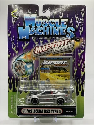 Muscle Machines Import Tuner '02 Acura RSX Type S T02-27 Silver - Image 1 of 4