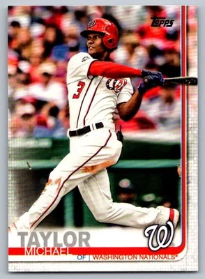 2019 Topps Michael Taylor Washington Nationals #101 - Image 1 of 2