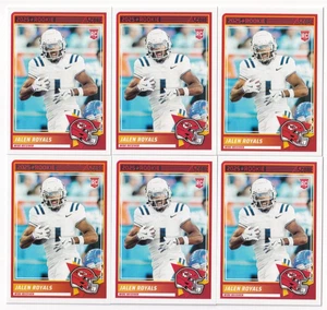 (6) Jalen Royals 2025 SCORE ROOKIE CARD LOT #8 KANSAS CITY CHIEFS - Picture 1 of 1