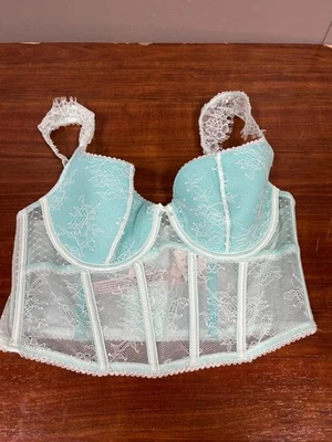 Victoria's Secret Dream Angels Corset MEDIUM Blue - Image 1 of 2