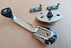 BMW E10 2002 tii Volvo OEM Chrome Golde Sunroof Crank Handle & Transmission Gear - Bild 1 von 18