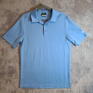 Nike Golf Dri-Fit Polo Men's Size M Blue Short Sleeve - Picture 1 of 18