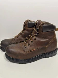 Stivali da lavoro uomo Red Wing Worx 5606 9 m punta acciaio pelle pieno fiore EH ASTM - Foto 1 di 8