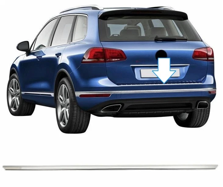 Chrome Tailgate Trim Cover For Volkswagen Touareg 2018+ - Image 1 of 4