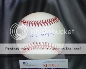 Al Lopez Jsa Signed American League Baseball Authentic Autographs - Picture 1 of 1