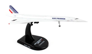 Briefmarke Air France Concorde Flugzeug Druckguss Metall Spielzeug Daron 05171 - Bild 1 von 4