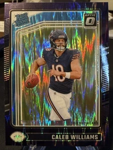 2024 Panini Optic Caleb Williams Purple Shock RC Rated Rookie #201 Bears - Picture 1 of 2