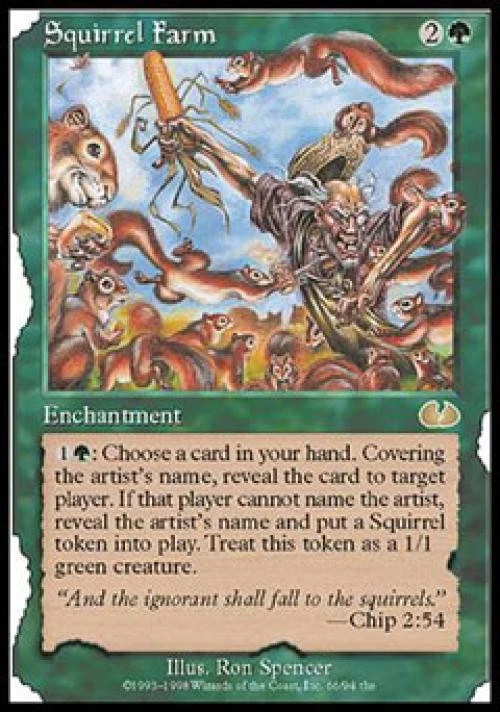 Squirrel Farm - Medium Play MTG Unglued - Image 1 of 1