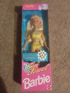 Vintage Barbie Sun Jewel Skipper #10955 Stick On Jewels NEW in SEALED BOX - Picture 1 of 8