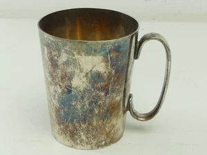 (ref288CF) Antique silver plated tankard RAF 47 Squadron Sgt T.E. Stewart - Picture 1 of 4