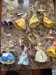 Disney Dream Come True 8 Figuren Weihnachtsschmuck Ashton Drake Alice Pocahon - Bild 1 von 18