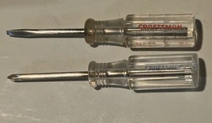 Vintage Craftsman Mini Screwdriver Set 41542 41541 Phillips + Slotted/Flathead - Picture 1 of 3