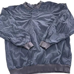 Nike Golf Jacket Mens Medium Blue Purple Windbreaker Pullover Jacket Vintage 90s - Picture 1 of 8