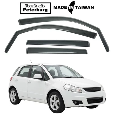 for SUZUKI SX4 5D 2007-2014.5 IN-CHANNEL WIND DEFLECTOR 4PCS - Image 1 of 4