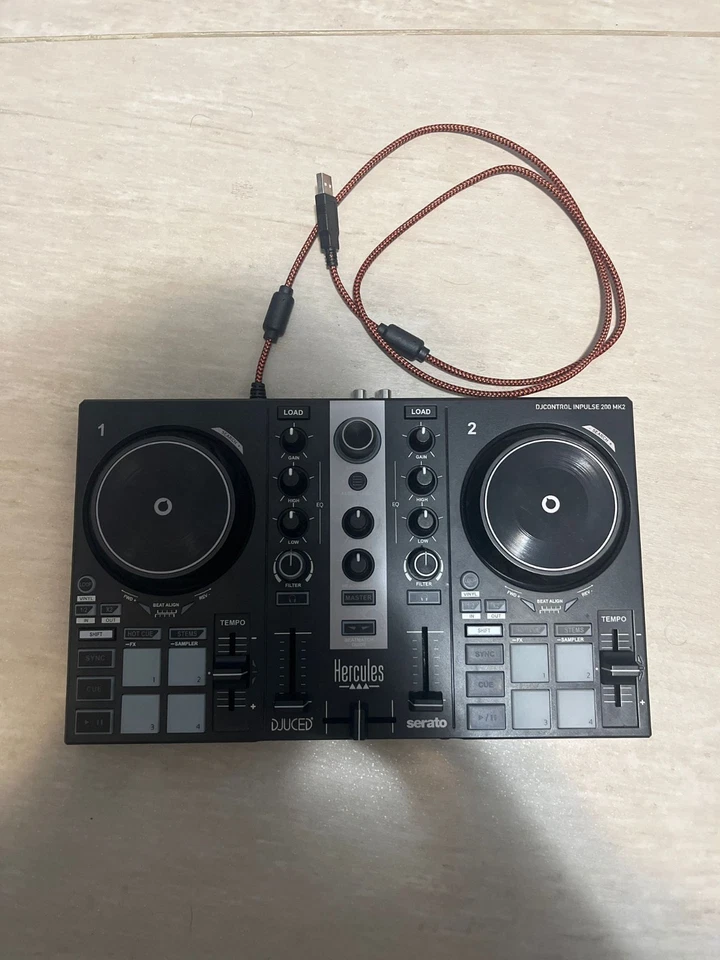  Dj control impulse 200 MK2 Hercules Usata Pochissimo  - Immagine 1 di 1