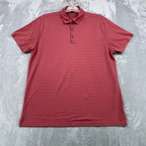 Camisa Polo Robert Barakett Walsh SS Hombres Mediana Roja Manga Corta Golf Rendimiento - Imagen 1 de 10