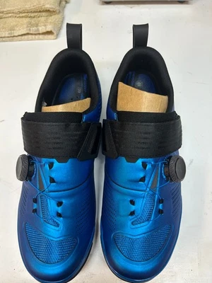 НОВЫЙ! Велосипедные туфли для триатлона Shimano TR9 ЕС 39 / синие SH-TR903 - Изображение 1 из 3