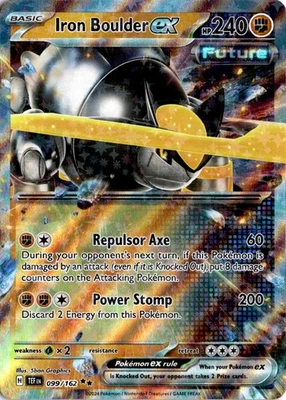 Iron Boulder ex Double Rare SV05: Temporal Forces 099/162 NM - Image 1 of 2