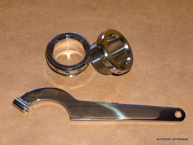 NEW Norton 650 750 850 Atlas Commando CUSTOM Exhaust Nut Set STAINLESS — 第 1/1 张图片