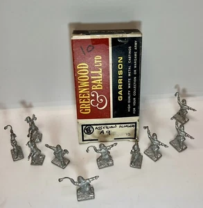 Vintage Greenwood & Ball Ltd. Garrison Miniatures - Assyrian Slingers - Wargames - Imagen 1 de 7