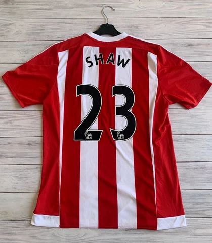 Southampton  2015 - 2016 Home football shirt jersey Adidas size M #23 Shaw Cover