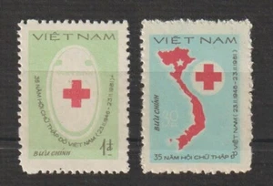 1982 Vietnam Stamps Vietnamese Red Cross Scott # 1188-1189 MNH      - Picture 1 of 1