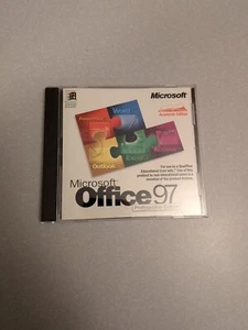 Microsoft Office 1997 Professional Edition CD w/Product Key PC Vintage Software - Picture 1 of 3