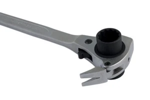 LASER 5864 CHIAVE PODGER CHIAVE PONTEGGIO CHIAVE 19mm 22mm + ESTRATTORE CHIODI - ANSI - Foto 1 di 4
