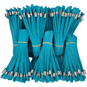Pfahljäger blau 6 Zoll Markierungsfahnen für Vermessung, Landschaftsbau, Wege (500-Ct) - Bild 1 von 7