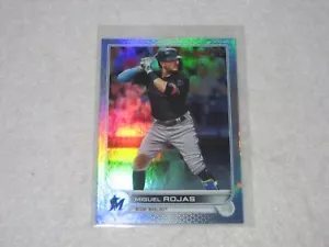 2022 Series 2 Base Miguel Rojas Rainbow Foil #544 Miami Marlins - Picture 1 of 2