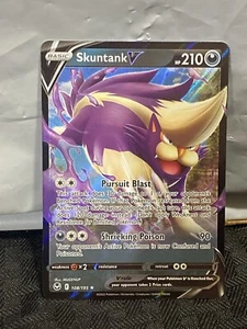 Skuntank V 108/195 Full Art Silver Tempest Ultra Rare Holo NM Pokemon Tcg - Bild 1 von 3