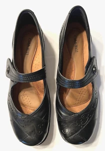 Cobb Hill Black Petra Mary Jane Flats Women's Size 9.5W CAG26BK NIB - Picture 1 of 11