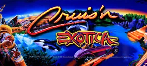 Cruis'n Exotica Dedicated Arcade Marquee 23" x 10.25" - Picture 1 of 1