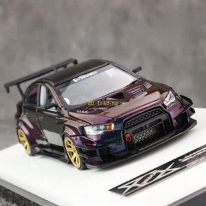 ZD 404Error 1:64 JDM Púrpura Lancer EVO X Varis Modelo Deportivo Diecast Resina Coche BN - Imagen 1 de 7