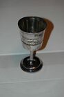 Vintage Silver Goblet 6 Inch Tall Unknown If Sterling or Plated