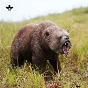 JXK 1/6 Big Brown Bear 2.0 Walking Model Realistic Wild Animal Decoration Toy - Picture 1 of 14