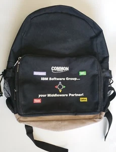 Vintage IBM Computer Backpack Bag Tivoli Software Lotus DB2 Common Websphere - Picture 1 of 14