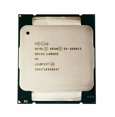 SR1XN INTEL XEON E5-2690 v3 12 CORE 2.60GHz LGA 2011-3 CPU PROCESSOR - Image 1 of 3