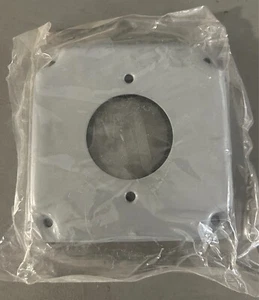 LOT OF 3 Mulberry 1-Gang 4" Surface Cover 1 Single Receptacle 11403 - Picture 1 of 2