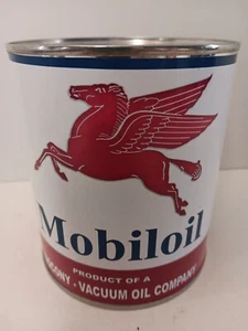 Oldtimer Mobiloil Motoröl Dose 1 qt. - (Re-Pop Sammlerstück) - Bild 1 von 6