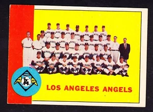 1963 TOPPS #39 LOS ANGELES ANGELS TEAM CARD - Picture 1 of 3