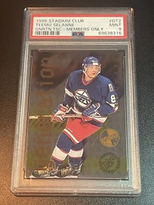 1995 Stadium Club TEEMU SELANNE PSA 9 Members Only Generation JETS #EC188 - Bild 1 von 2