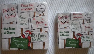 Mesafina Napkins PEACE THEME Cocktail or Luncheon Size 3 ply 20 count ~ Germany - Picture 1 of 1