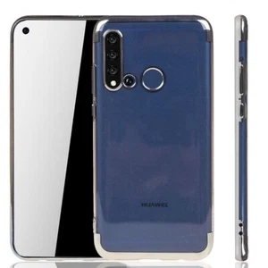 Huawei P20 Lite 2019 Etui Case Komórka Cover Ochrona Pokrowiec ochronny Etui ochronne Srebrne - Zdjęcie 1 z 4