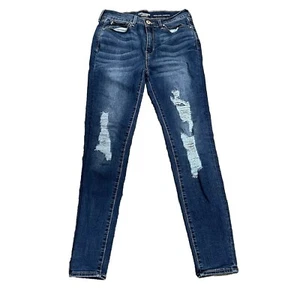 Levi’s Womens Jeans High Rise Jegging Blue Denim Pockets Casual - Picture 1 of 24