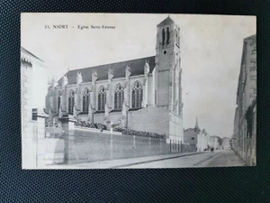 CPA 79 NIORT - Eglise Saint-Etienne - Imagen 1 de 2