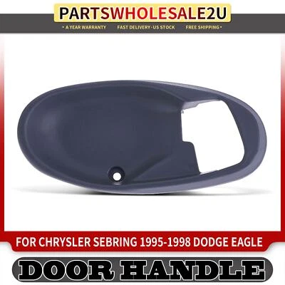 Nuevo bisel de manija interior gris delantero para Chrysler Sebring 95-98 Dodge Eagle Foto 1 de 4
