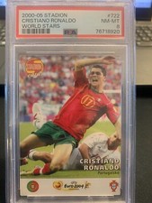 2000-05 Stadion Cristiano Ronaldo World Stars PSA 8 POP 2 Portugal Euro 2004
